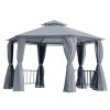 13ft x 13ft Patio Gazebo-Gray