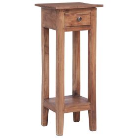 Plant Stand 11.8"x11.8"x29.5" Solid Reclaimed Wood