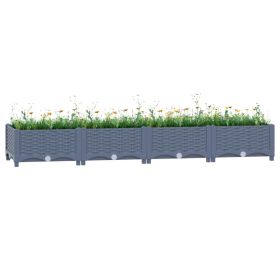 Raised Bed 63"x15.7"x9.1" Polypropylene