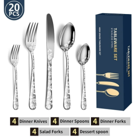 20PCS Silverware Set