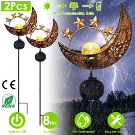 Solar Powered Moon Star Lamp IP54 Waterproof Decorative Lamp