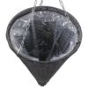 Hanging Flower Baskets 2 pcs Poly Rattan Black