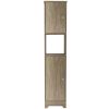 Ibis Linen Cabinet; Double Doors; Four Interior Shelves; Two Cabinets -Light Oak