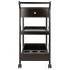 Jeston Entertainment Cart; Espresso