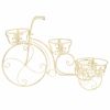 Plant Stand Bicycle Shape Vintage Style Metal