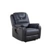 Liyasi Zero Gravity Power Recliner with comfortable lying degree, Massage, Heating and Phone Holder, Side Pockets, USB Charge Ports, Enjoy extreme rel