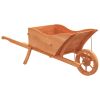 Wheelbarrow Planter 50.4"x17.9"x16.9" Solid Wood Fir