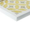 Distressed Yellow Medallion 3-piece Wall Decor Set