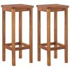 3 Piece Patio Bar Set Solid Wood Acacia