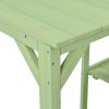 TOPMAX 64.6" Large Outdoor Potting Bench, Garden Potting Table, Wood Workstation with 6-Tier Shelves, Large Tabletop and Side Hook for Mudroom, Backya