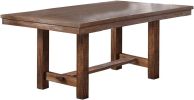 Natural Brown Finish Solid wood 1pc Dining Table Wooden Contemporary Style Kitchen Dining Room Furniture