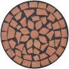 Mosaic Side Table Plant Table Terracotta