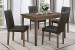 Walnut Brown Finish Rectangular Dining Table 1pc Wooden Furniture Kitchen Dining