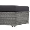 Patio Furniture Set Outdoor Furniture Daybed Rattan Sectional Furniture Set Patio Seating Group With Cushions and Center Table for Patio, Lawn, Backya