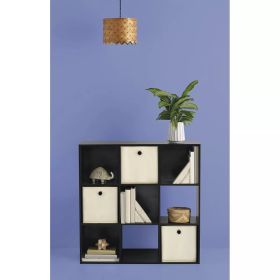 11" 9 Cube Organizer Shelf (Color: Espresso)