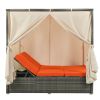 [Not allowed to sell to Wayfair]Adjustable Sun Bed With Curtain; High Comfort; With 3 Colors